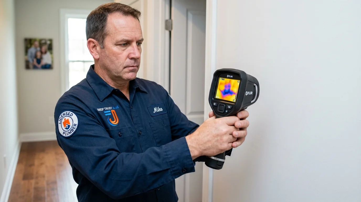 Thermal imaging leak detection by Johns Plumbing LLC in Cotulla